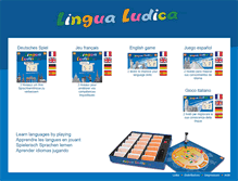 Tablet Screenshot of lingualudica.com